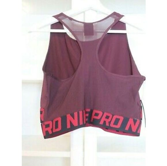 Nike Pro Training Cross Over Cropped Tank - Picture 2 of 3